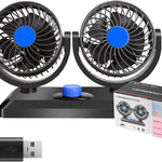 VentiCar™Ventilador Doble 360°: Mantén tu auto fresco incluso en los días más calurosos
