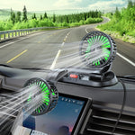 VentiCar™Ventilador Doble 360°: Mantén tu auto fresco incluso en los días más calurosos