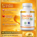 🧠Om3ga Power DHA 800 - Corazón, cerebro y colesterol en equilibrio 🌊